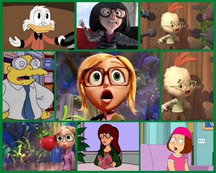 10 Cartoon Characters with Glasses we all Love