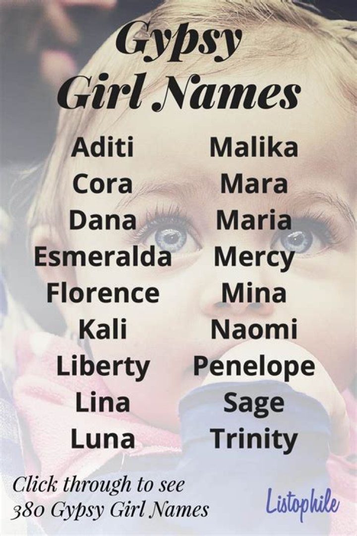 100 Captivating Gypsy Names With Fascinating Origins