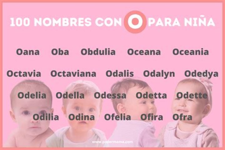 100 Nombres con O para ni&ntilde;a, origen y significado. Poder Mam&aacute;