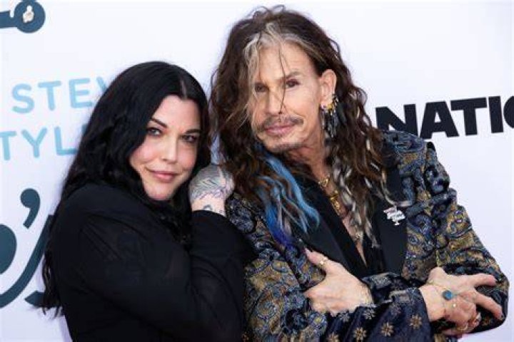 ⭐⭐Steven Tyler with His Wife, Sleeveless Formal Dress, Halter Dress, Slip Dress, Formal Dresses