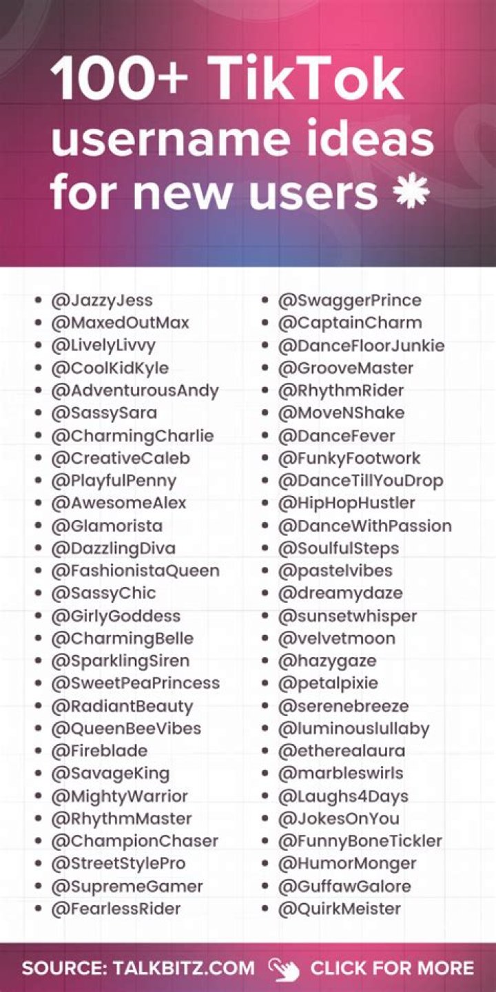 1500+ Best Tiktok Username Ideas and Suggestions