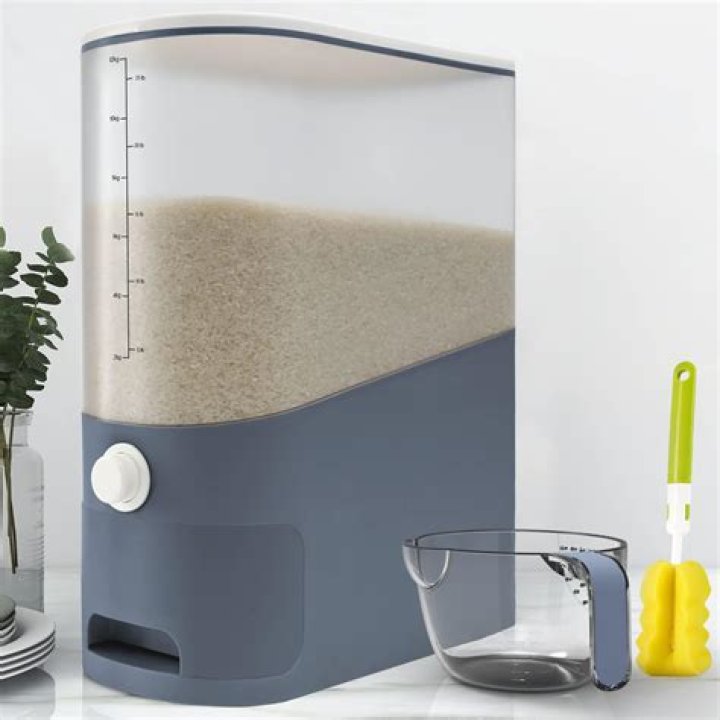 15KG/33LBS CAPACITY RICE Dispenser Large Storage Container Food Storage