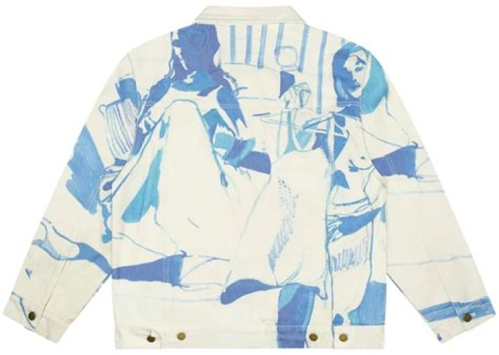 1989 BEDROOM PAINTING DENIM JACKET [CREAM] KidSuper