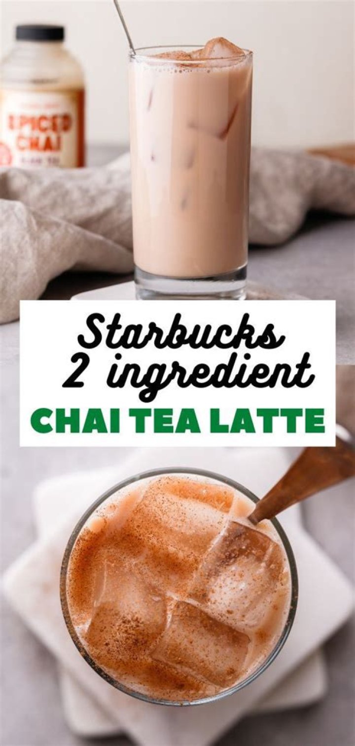 2 Ingredient Starbucks Iced Chai Tea Latte Lifestyle of a Foodie