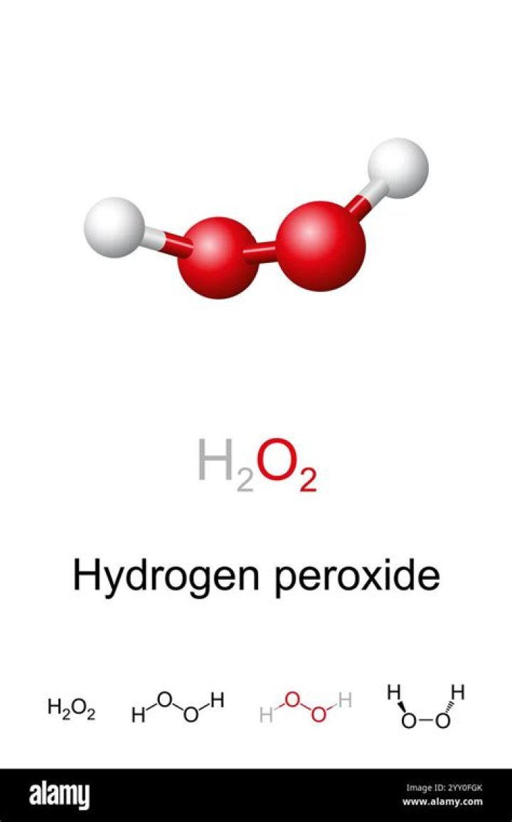 2 parts hydrogen peroxide to 1 part Dawn (original blue) will take the