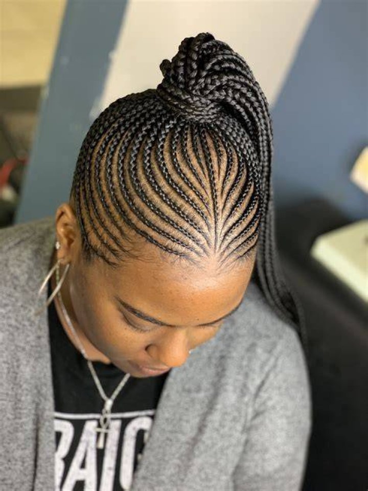 20 cute African cornrow braid hairstyles with an updo Tuko.co.ke