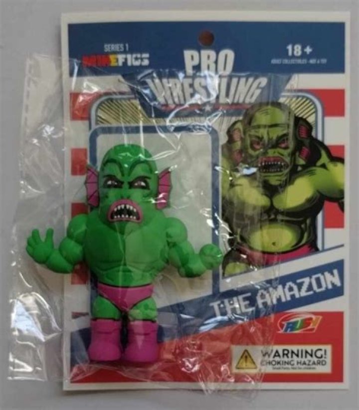 2023 Rush Collectibles MinEFigs Pro Wrestling Series 1 Star Man
