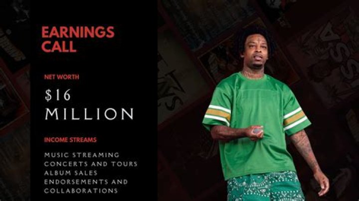 21 Savage Net Worth 2024 Earnings Salary Investments