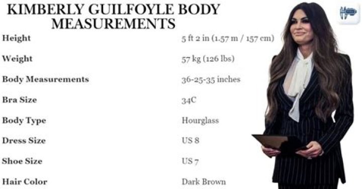 25 Kimberly Guilfoyle Body Measurement Celebrity measurements 2021