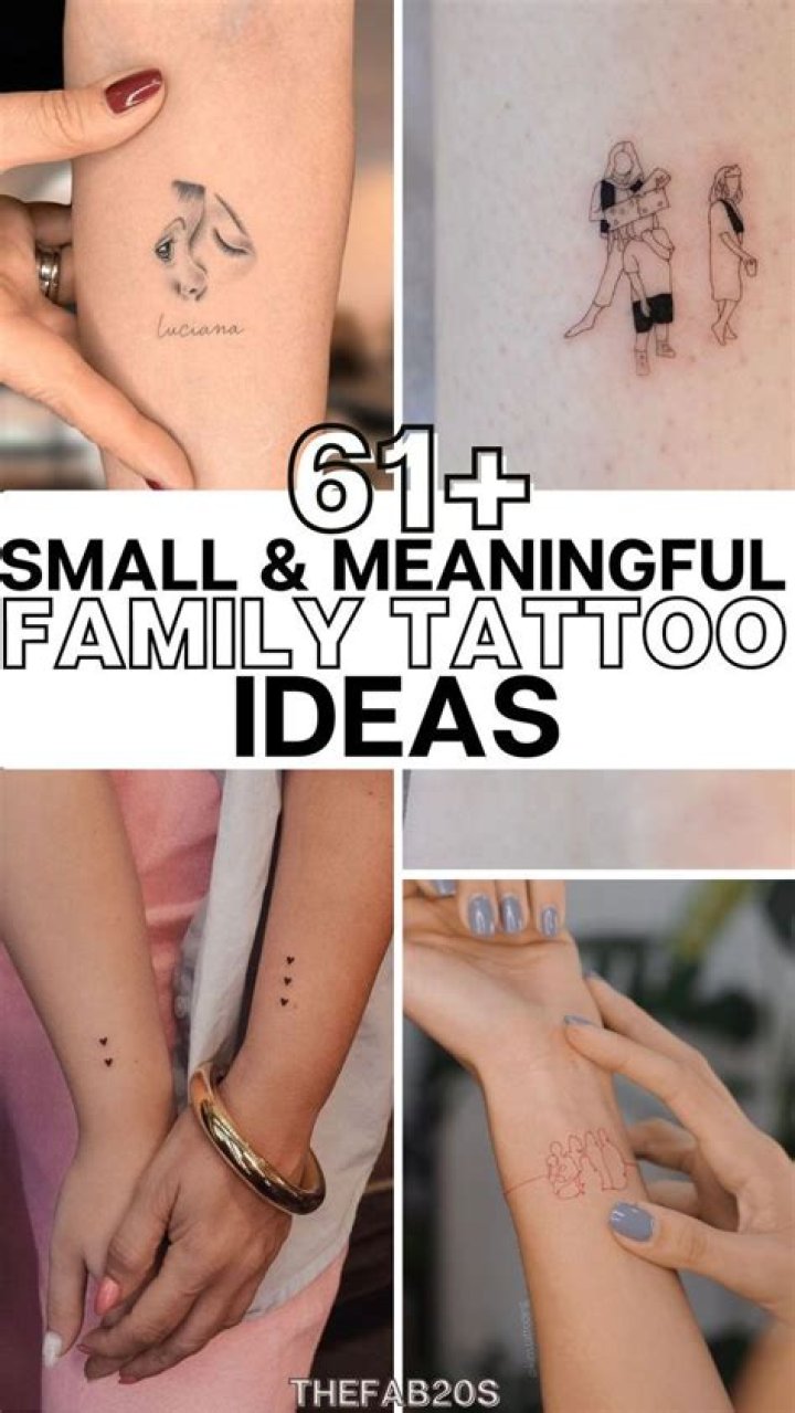 25 Meaningful Family Tattoo Ideas That Show Strong Family Bonds