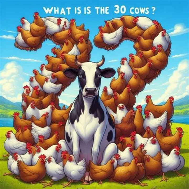 30 Cows 28 Chickens Confused? A Riddle Briefly Explained