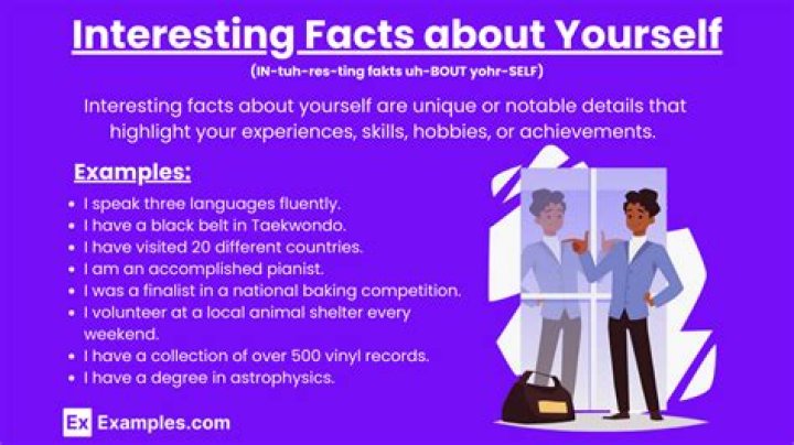 30 Interesting Facts About Yourself Examples (to Stand Out)