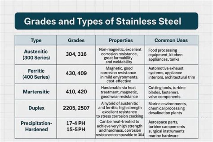 304 GRADE STAINLESS STEEL