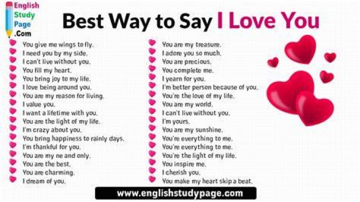 34 Best Way to Say I Love You You are my treasure. I adore you so much