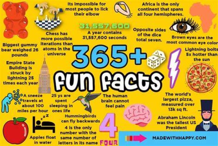 40 Random Facts to Get Your Brain Swole Wow Gallery eBaum's World