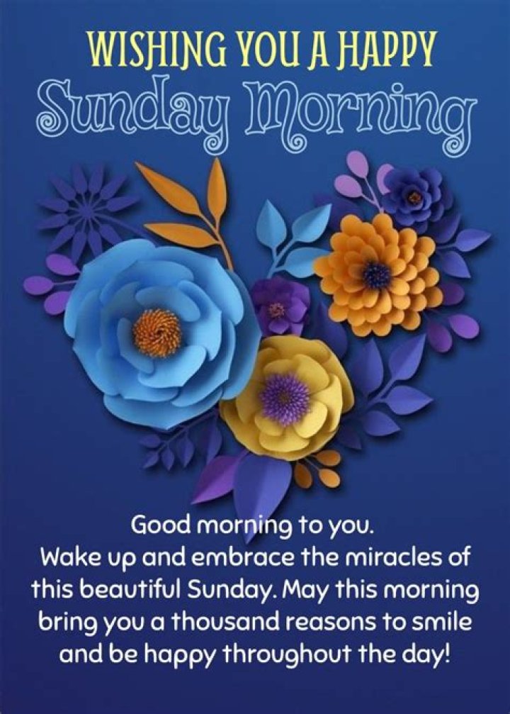 40 Wonderful Happy Sunday Morning Images Morning Greetings Morning