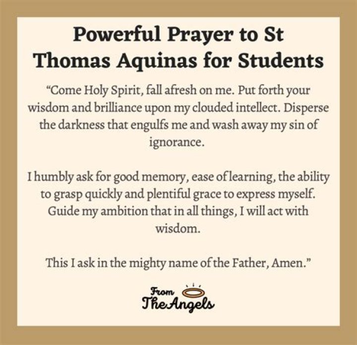 6 Prayers to St Thomas Aquinas Before Study Success and Focus