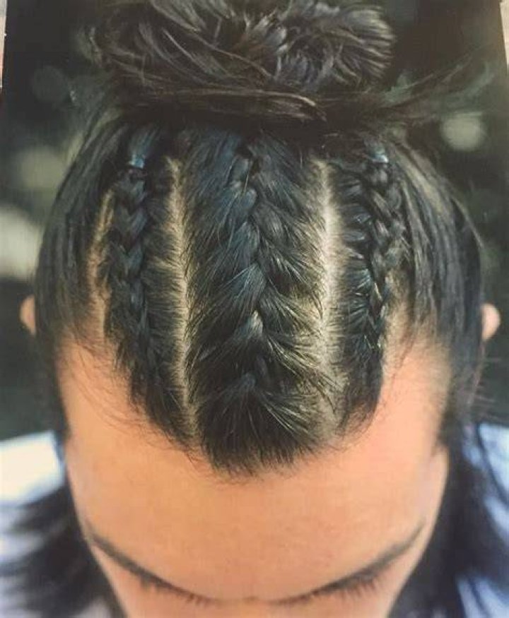 60 Brilliant Braided Buns for Men &bull; Double The Style (2021)
