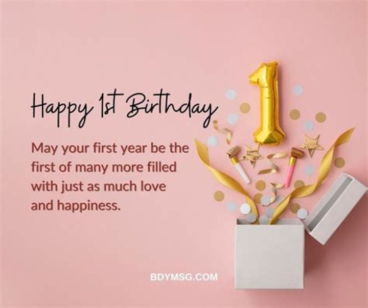 75 Happy 1st Birthday Wishes For Baby Girl