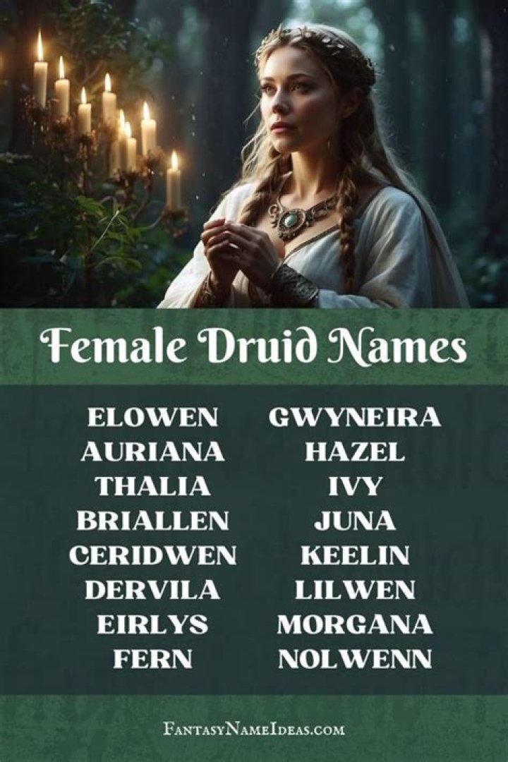 90 druid names you can use for your ingame character with meanings