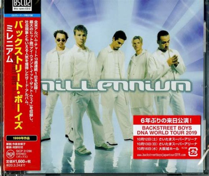90s Backstreet Boys Millennium Album Cover Boy Band 1999 tshirt Extra
