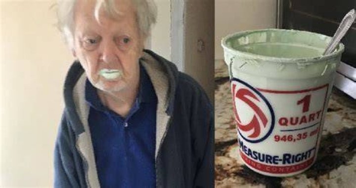 90yearold man accidentally eats half a litre of paint after mistaking