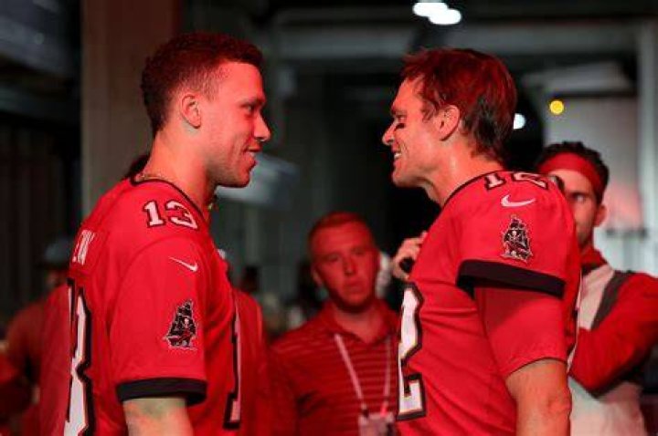 Aaron Judge supports Mike Evans, Tom Brady at Buccaneers game