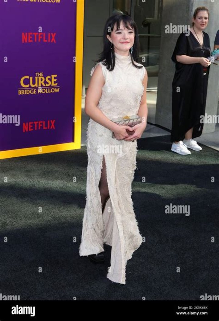 Abi Monterey arrives at The Special Screening of Netflix The Curse of