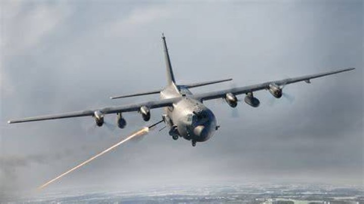 AC130 Gunship Wiped Enemy Weapon Factory Compound Combat Footage