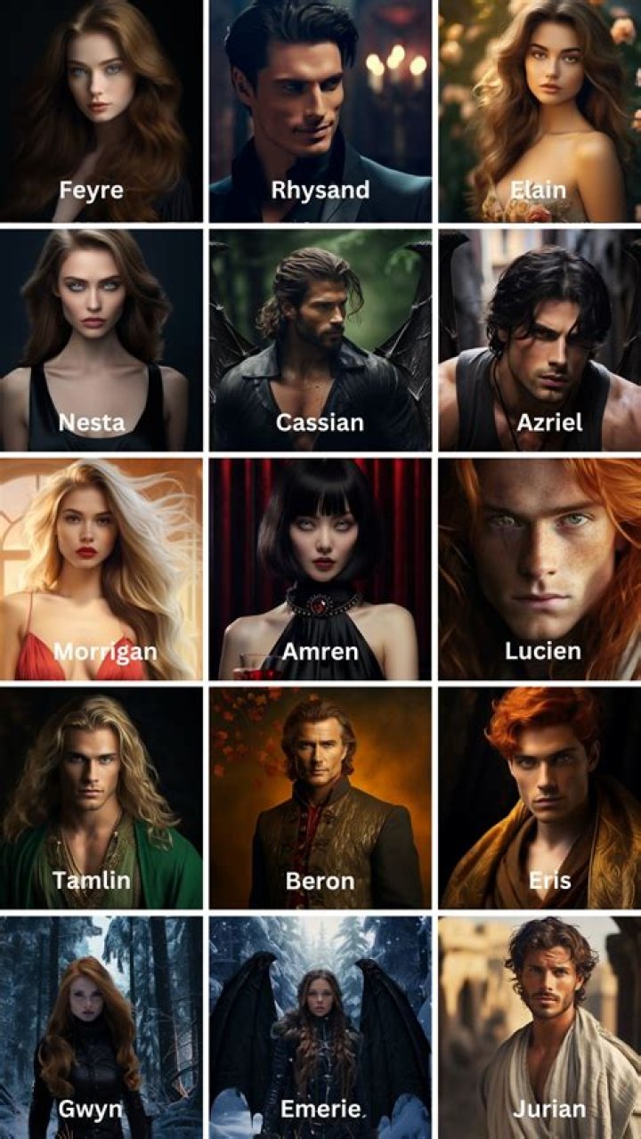 ACOTAR Characters in 2021 A court of mist and fury, Court of thrones