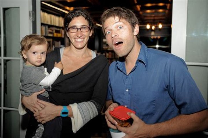 Actor Misha Collins and family at the Circle X Fundraiser. Misha