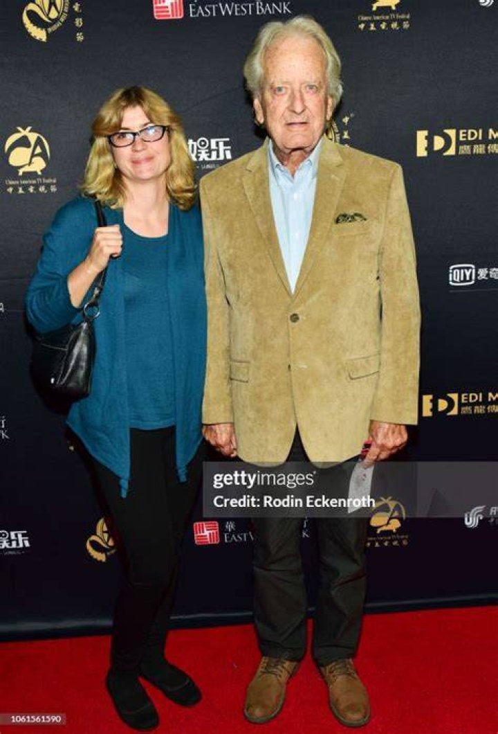 Actor Nicolas Coster and Beth Pantel attend the Chinese American Film