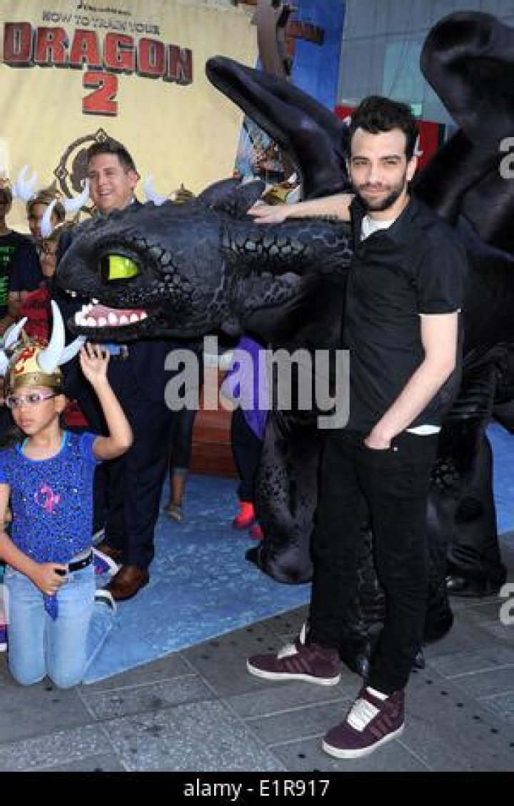 Actors Jonah Hill and Jay Baruchel attend the 'How To Train Your Dragon