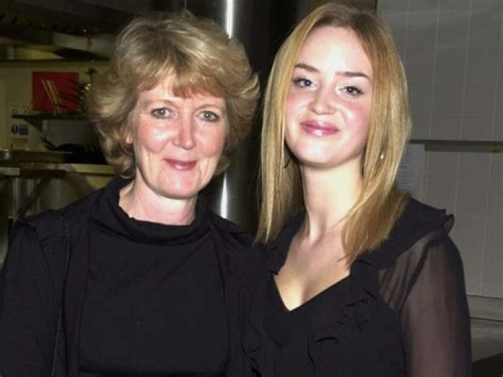 Actress Emily Blunt and mother Joanna Blunt attend an after party