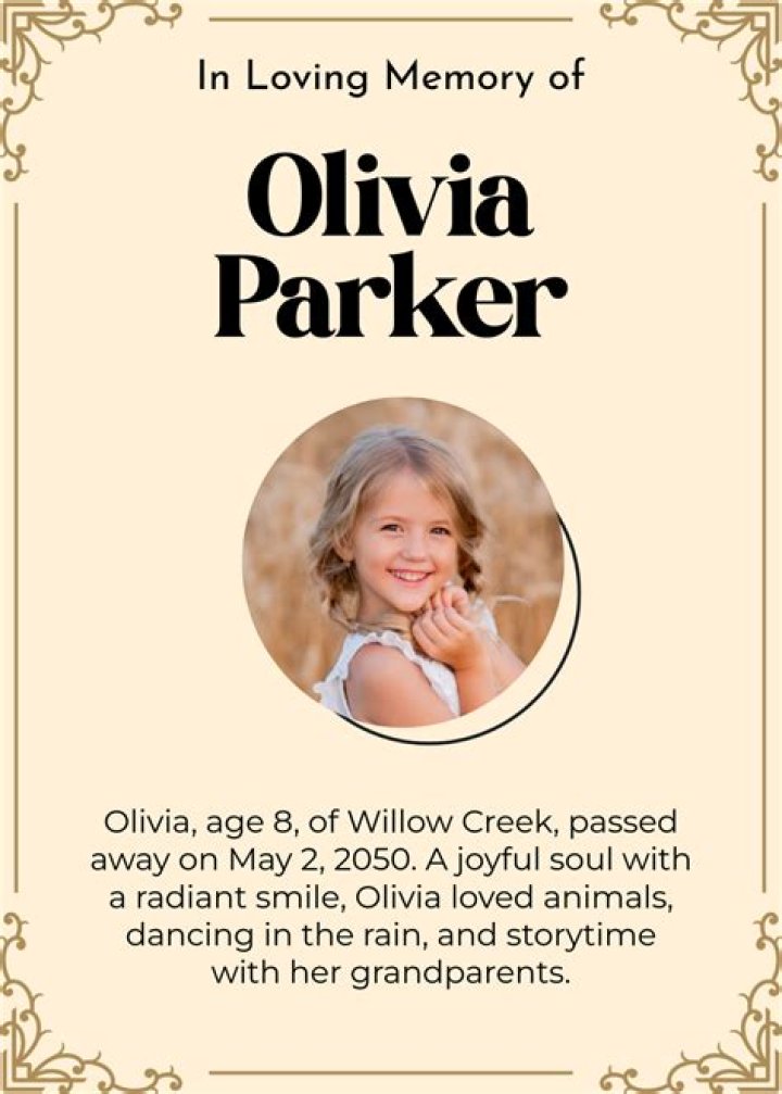 Addison Palma obituary Young girl passes away in Odessa, TX ASIAN EDU