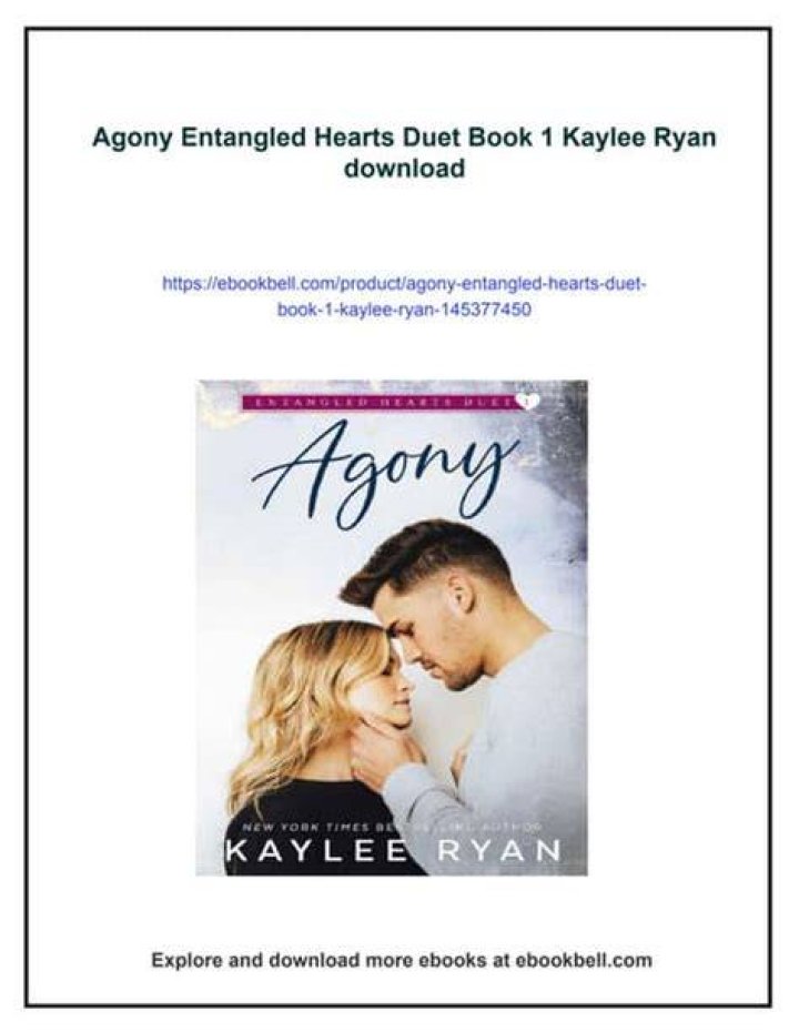 Agony (Entangled Hearts Duet Book 1) Review Closet Romance Reader