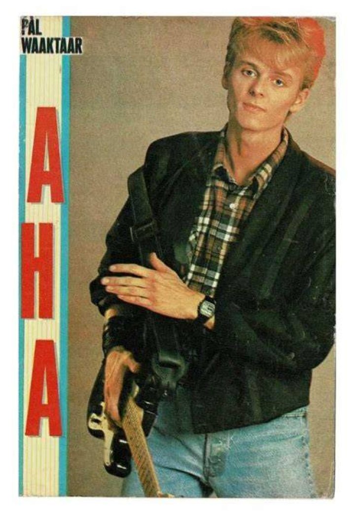 AHA Morten Harket,P&aring;l Waaktaar and Magne Furuholmen 1984 Morten