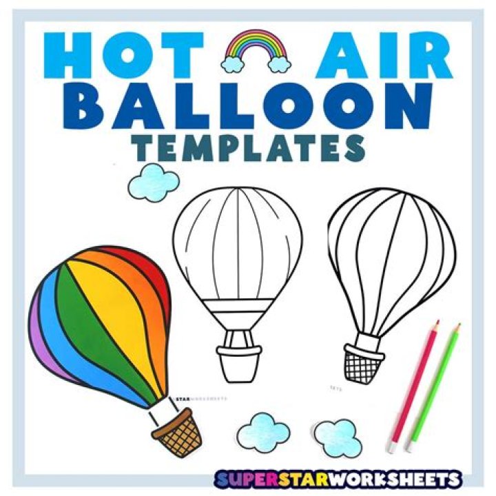 Air balloon bulauni comic chithunzi chowonekera