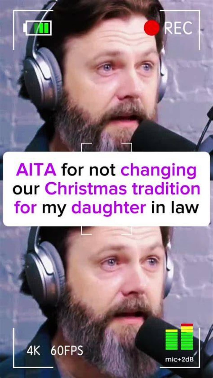 Aita For Not Changing Our Christmas Tradition For My Dil