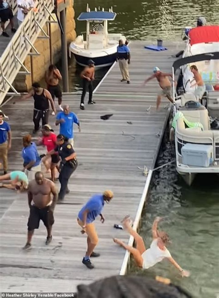 Alabama boat fight Wild new footage emerges from brawl between Harriot