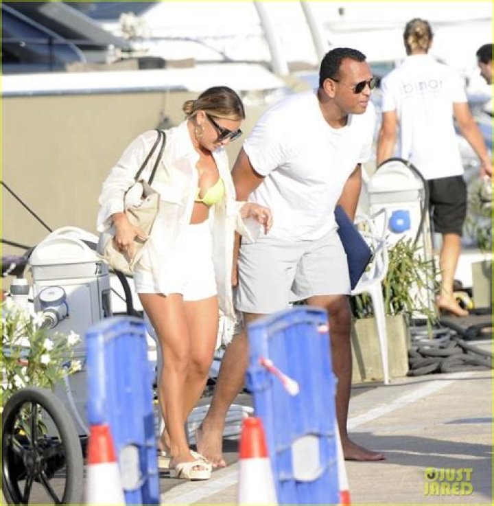 Alex Rodriguez and Melanie Collins Are Almost Twinning on St. Tropez