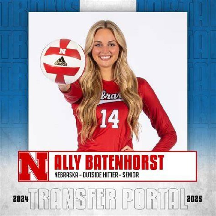 Ally Batenhorst Volleyball 2022 University of Nebraska Official