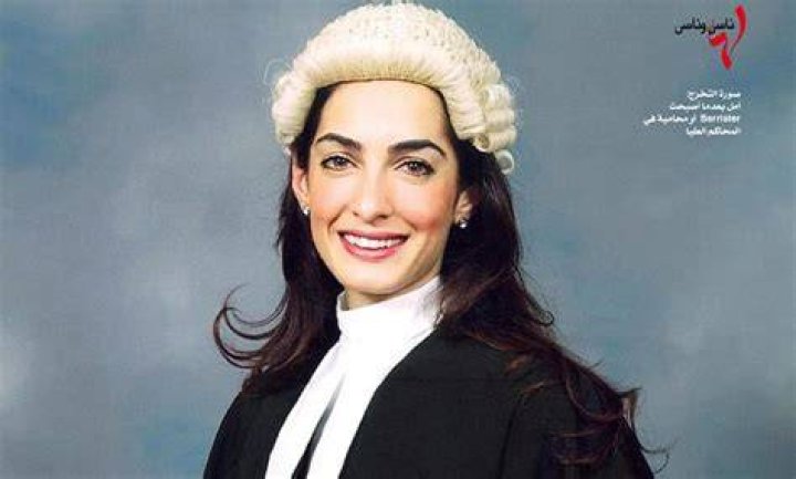 Amal Alamuddin Wigs Out in Epic LawSchool Graduation Pic