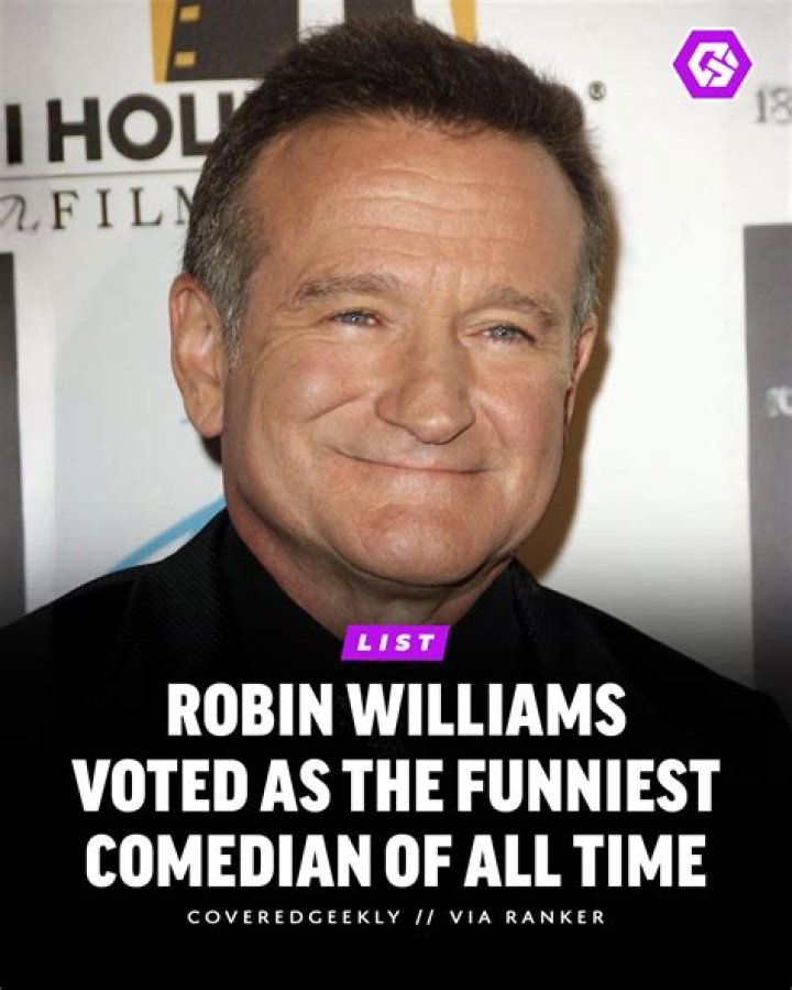 American actor and comedian Robin Williams at the press screening