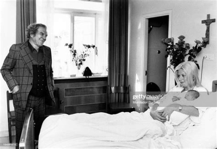 American actor Lionel Stander smiling at his Dutch wife Stephanie Van