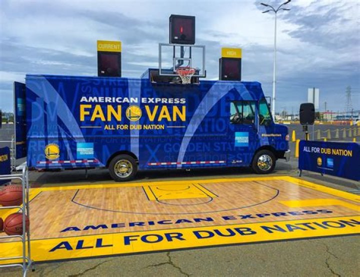 American Express Fan Van Sporting Event in Oakland, CA The Vendry