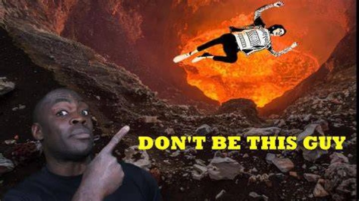 American Tourist Falls Into Volcano!