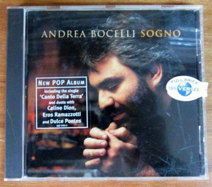 Andrea Bocelli Sogno (1999, CD) Discogs