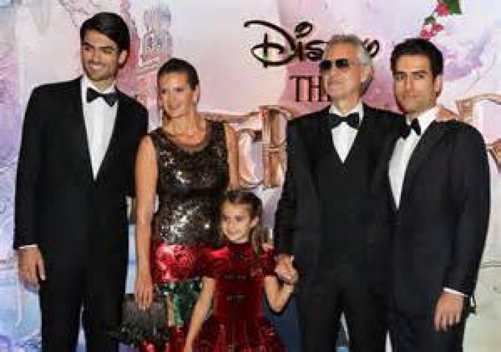 Andrea Bocelli Wife And Kids / Italian singer Andrea Bocelli, his wife