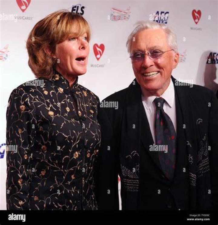Andy Williams and his wife, Debbie Haas, arrives at the 50th Annual